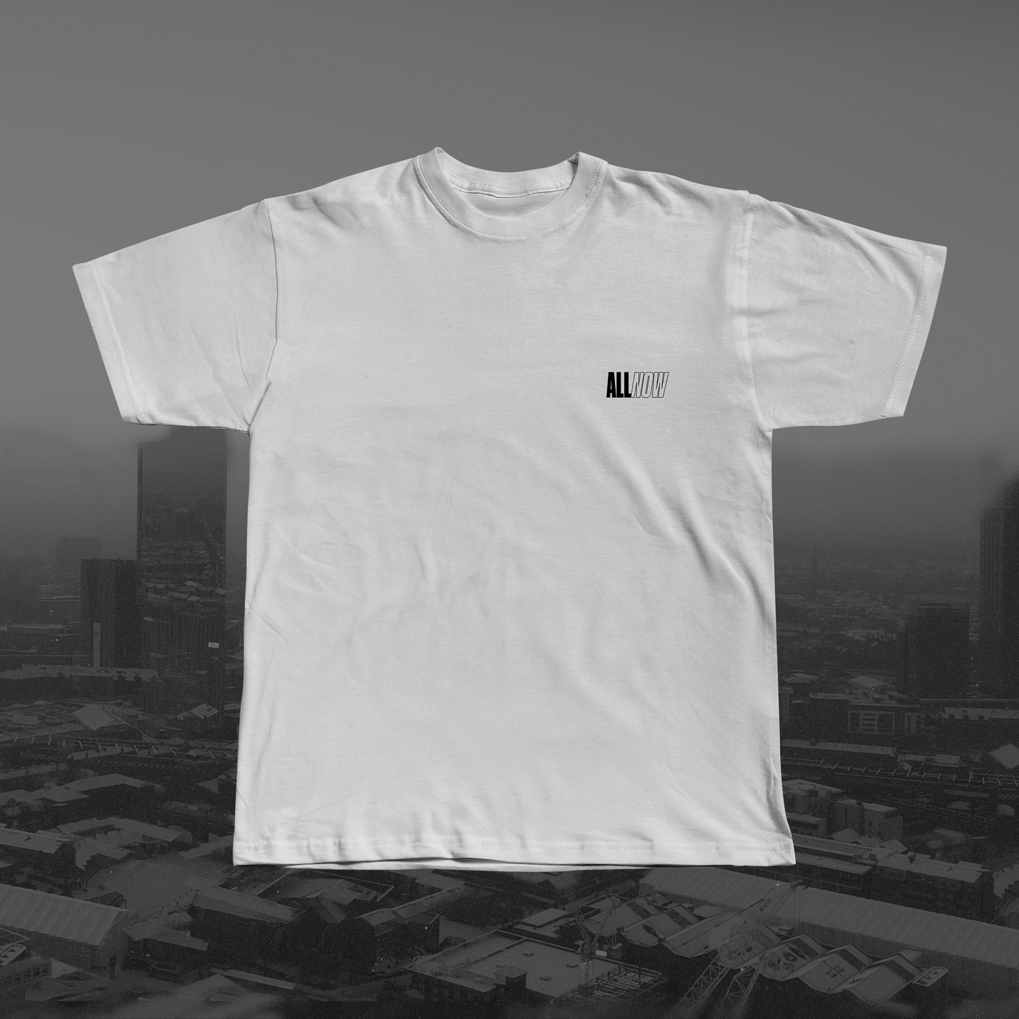 ALL NOW Pocket Logo Tshirt - White
