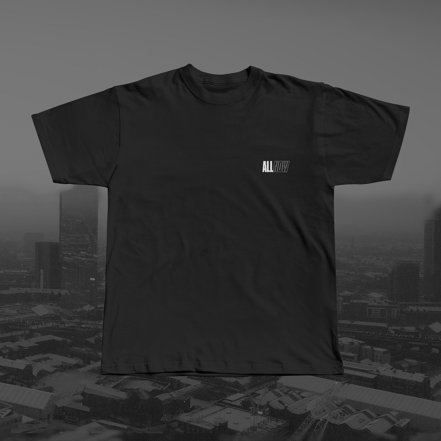 ALL NOW Pocket Logo Tshirt - Black
