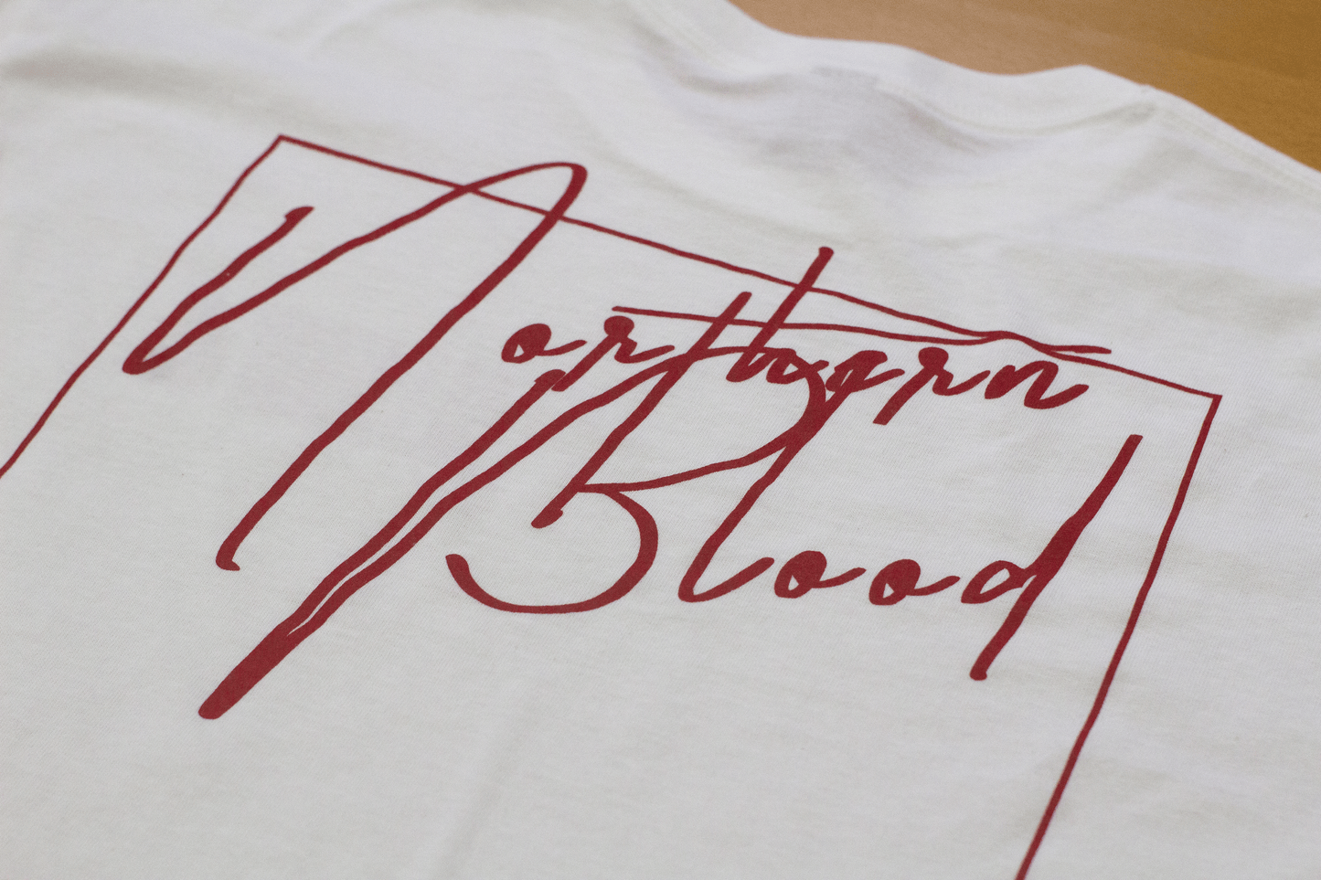 ALL NOW Northern Blood Tshirt - White/Red