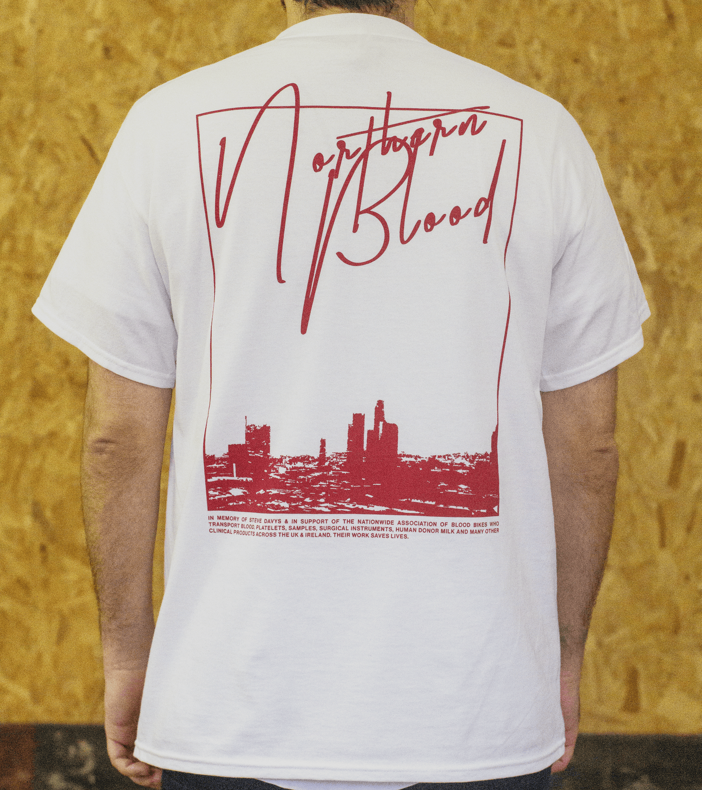 ALL NOW Northern Blood Tshirt - White/Red
