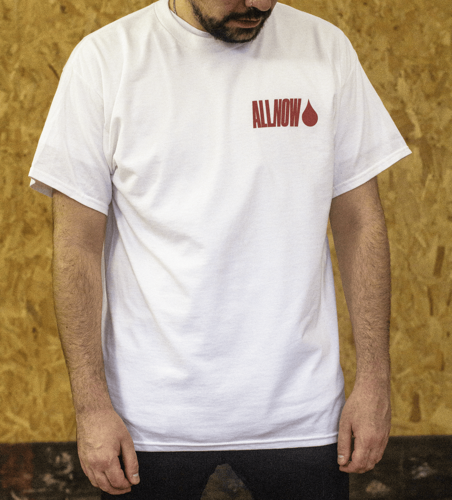 ALL NOW Northern Blood Tshirt - White/Red
